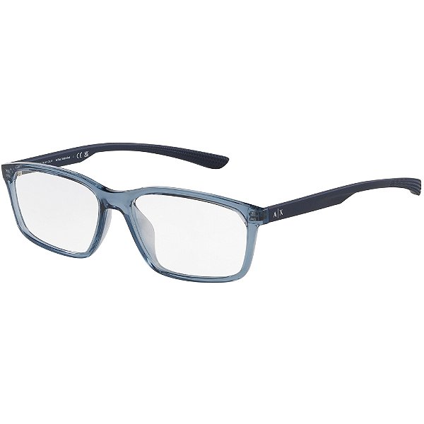 Armação Armani Exchange 3108U 8237 Azul Masculino