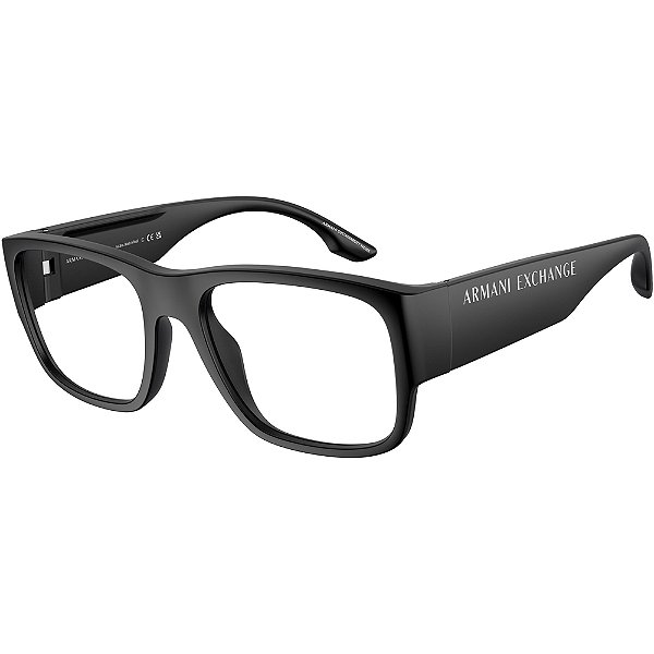 Armação Armani Exchange 3112U 8078 Preto Masculino