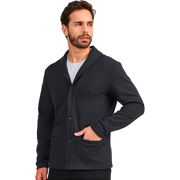 Jaqueta Acostamento Casual Modern Ou24 Preto Masculino