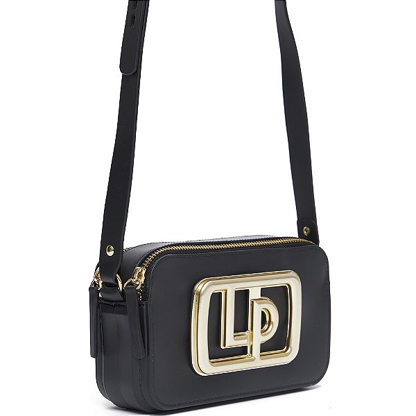 Bolsa Crossbody Lança Perfume Enfeite In24 Preto Feminino