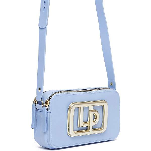 Bolsa Crossbody Lança Perfume Enfeite In24 Azul Feminino