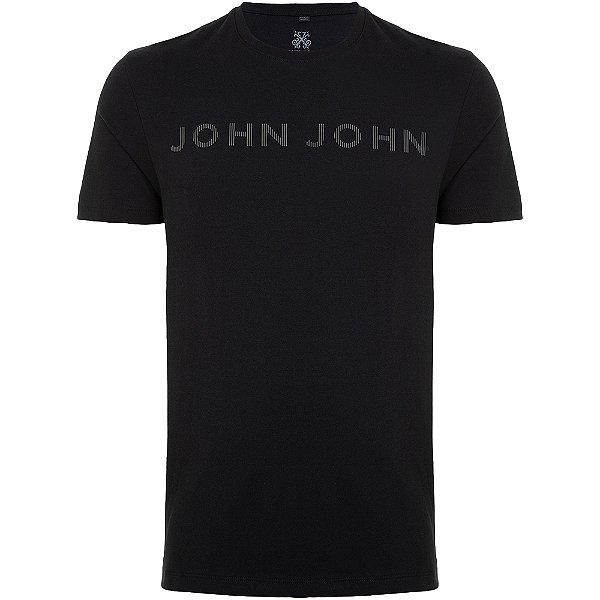 Camiseta John John Regular Bernard In24 Preto Masculino