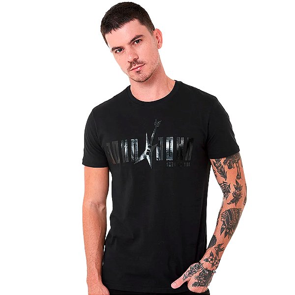 Camiseta John John Slim Guitar Edition In24 Preto Masculino