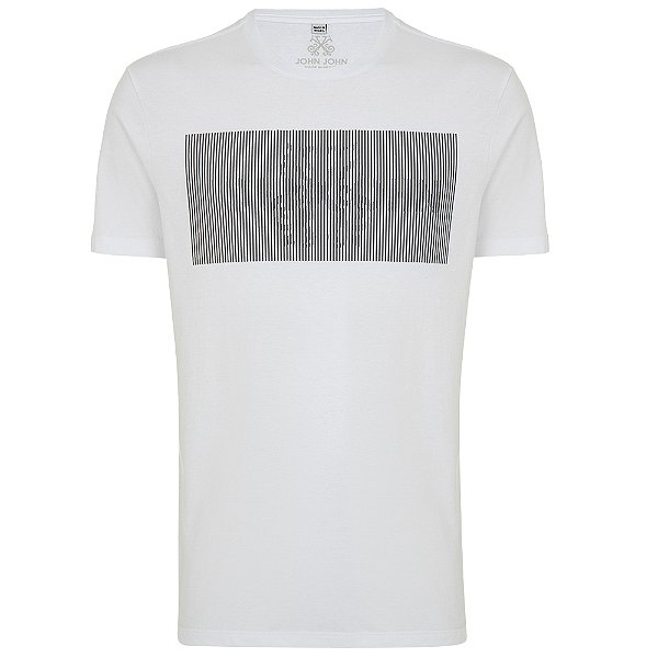 Camiseta John John Double Vision In24 Branco Masculino