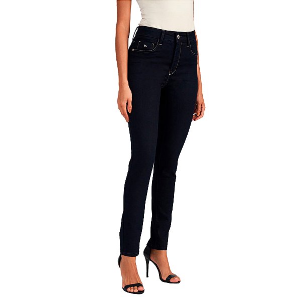Calça Jeans Acostamento Skinny In24 Azul Escuro Feminino