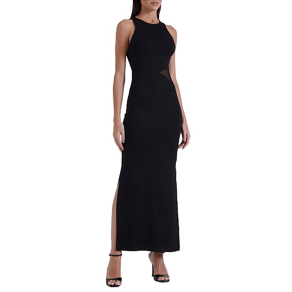 Vestido Forum Detalhe Tule In24 Preto Feminino