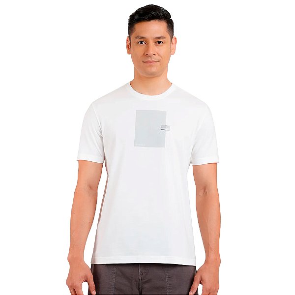 Camiseta Aramis Move Frame In24 Off White Masculino