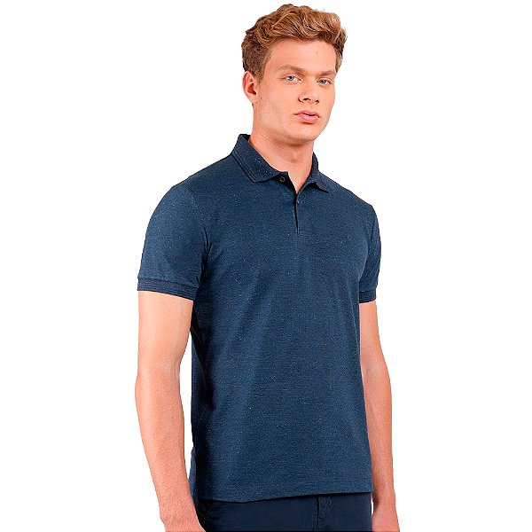 Camisa Polo Aramis Piquet Botone In24 Marinho Masculino