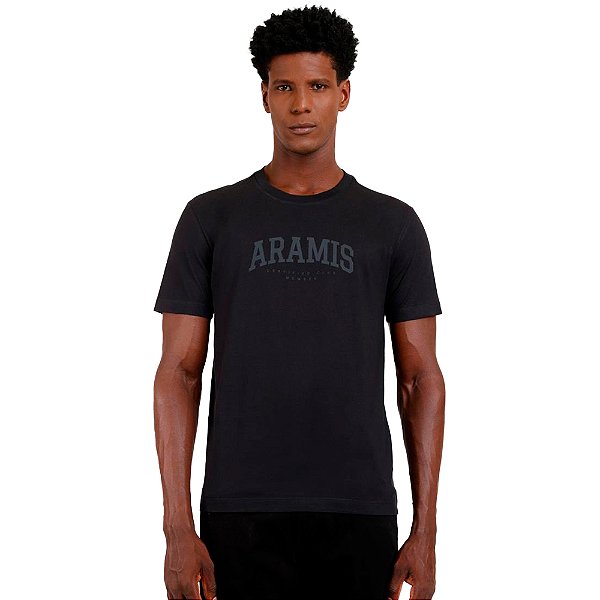 Camiseta Aramis Move College In24 Preto Masculino