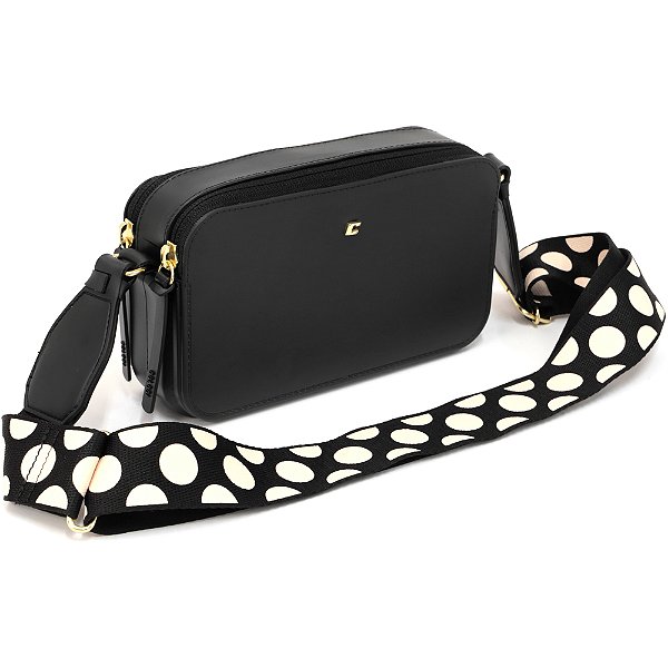 Bolsa Crossbody Colcci Santorini In24a Preto Feminino