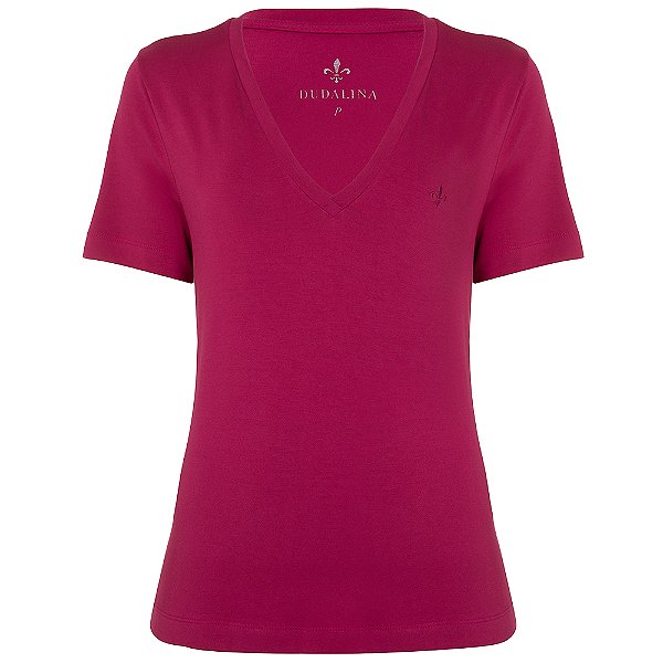 Blusa Dudalina New Essentials In24 Rosa Escuro Feminino