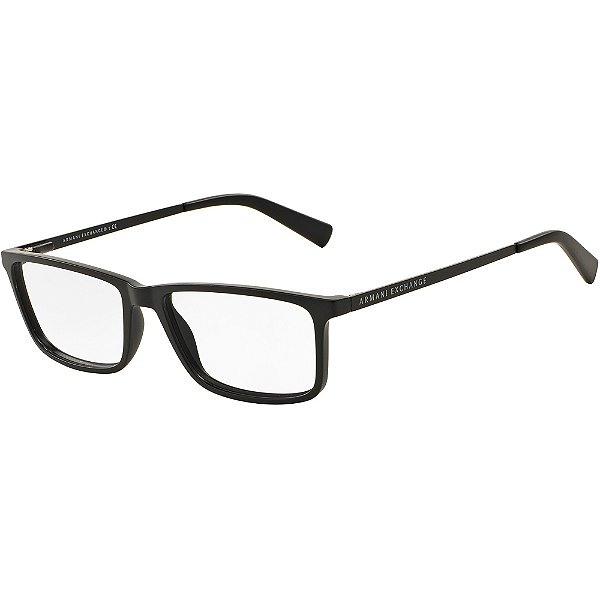 Armação Armani Exchange 3027L 8078 Preto Masculino