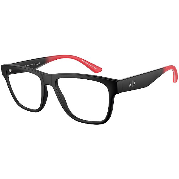 Armação Armani Exchange 3105 8078 Preto Masculino