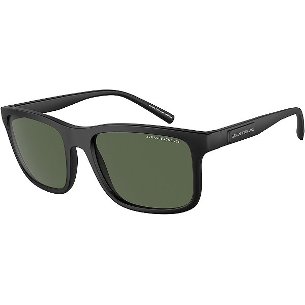 Óculos de Sol Armani Exchange 4145S 80789A Polarizado Preto