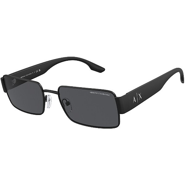 Óculos de Sol Armani Exchange 2052S 600087 Preto Masculino