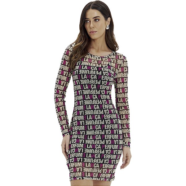 Vestido Easy Lança Perfume Curto de Tule In24 Preto Feminino