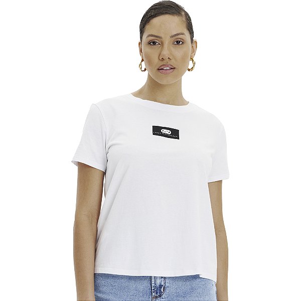 Camiseta Easy Lança Perfume Basic In24 Branco Feminino