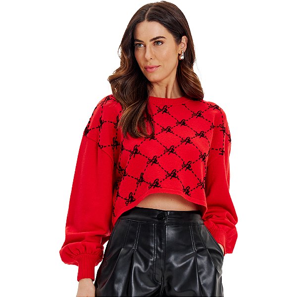 Blusa Lança Perfume Aplicação In24 Vermelho Feminino