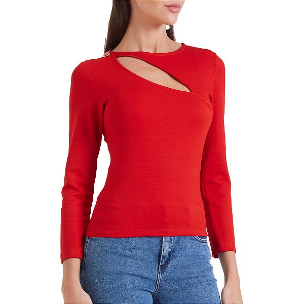Blusa Forum Malha In24 Vermelho Sparkly Feminino
