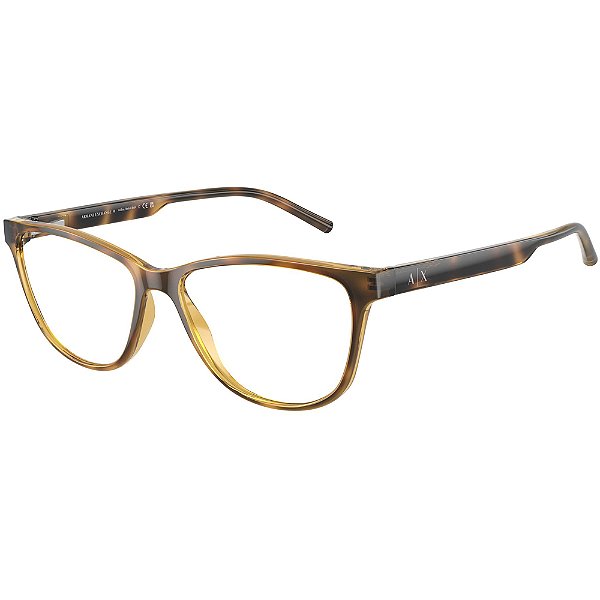 Armação Armani Exchange 3047 8213 Marrom Feminino