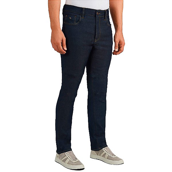 Calça Jeans Acostamento Rock In24 Azul Masculino