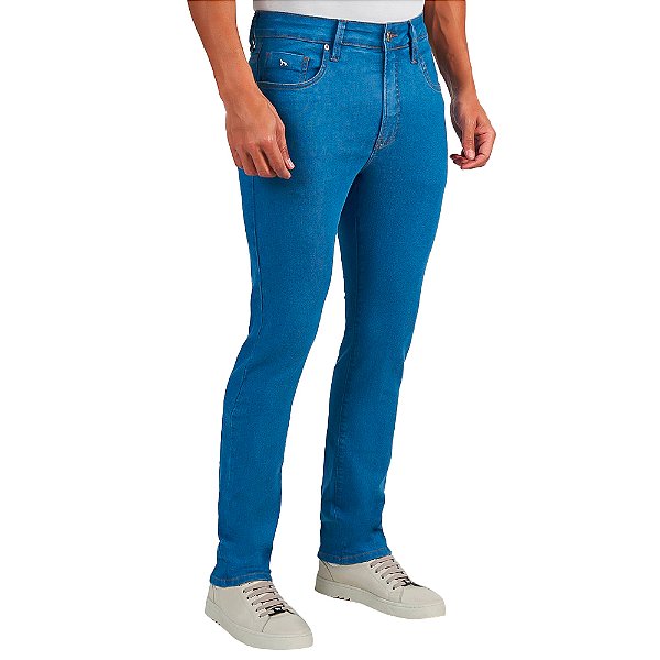 Calça Jeans Acostamento Skinny In24 Azul Claro Masculino