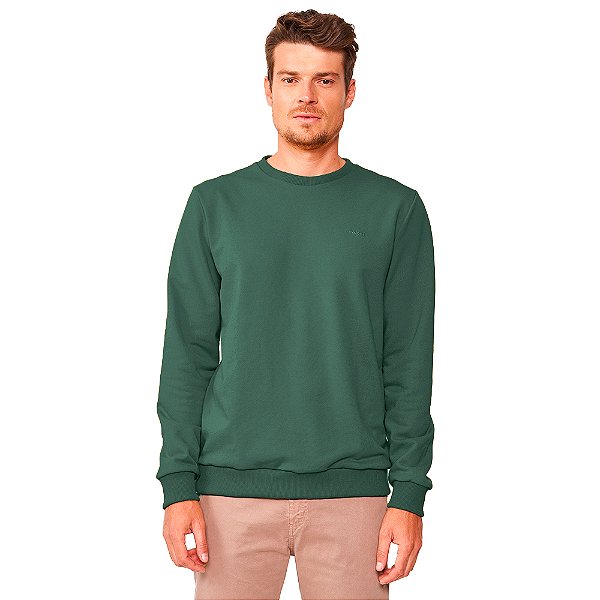 Moletom Colcci Basic Slim In24 Verde Masculino