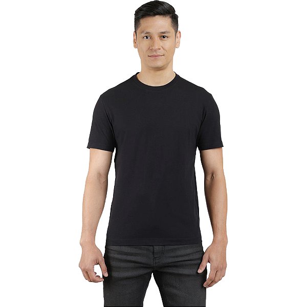 Camiseta Aramis Lettering Faixa In24 Preto Masculino