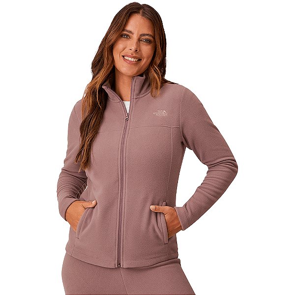 Jaqueta The North Face Fleece Glacier Roxo Feminino