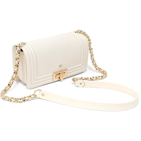 Bolsa Shoulder Colcci Pequim In24 Off White Feminino