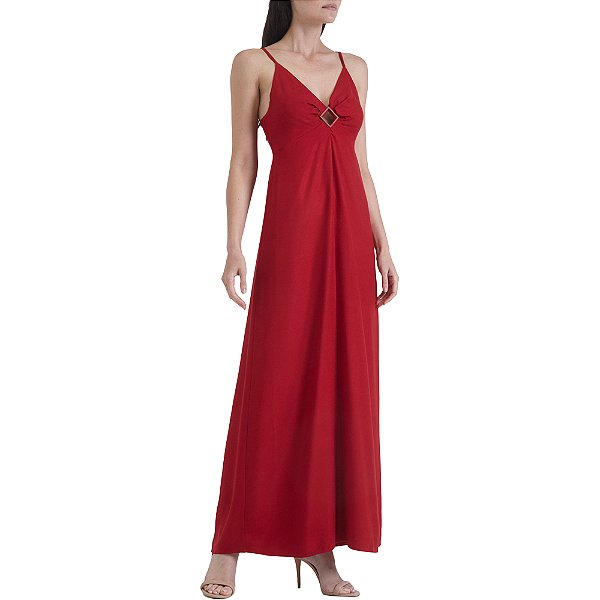 Vestido Forum Tecido Plano In24 Vermelho Feminino