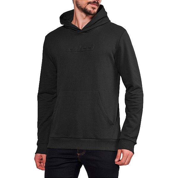 Moletom Colcci Pocket In24 Preto Masculino