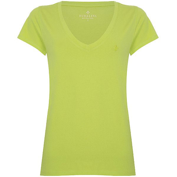 Blusa Dudalina Soft Pima In24 Verde Claro Feminino