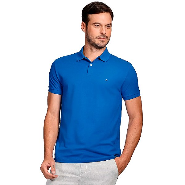 Camisa Polo Aramis Piquet In24 Azul Bic Masculino
