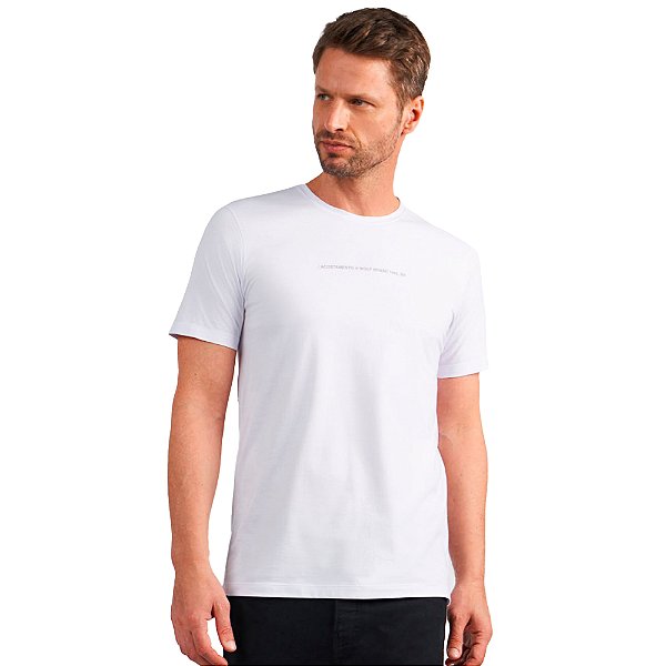 Camiseta Acostamento Waterblock In24 Branco Masculino