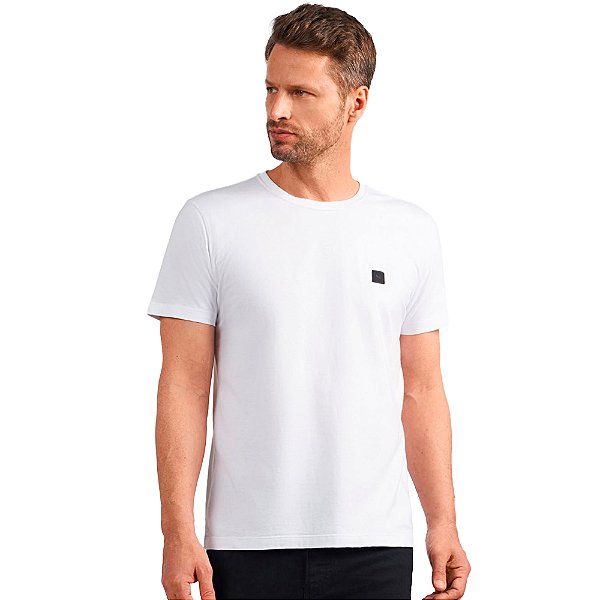 Camiseta Acostamento Casual In24 Branco Masculino