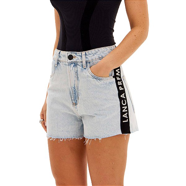 Short Jeans Easy Lança Perfume Comfort SH Pr25 Azul Feminino