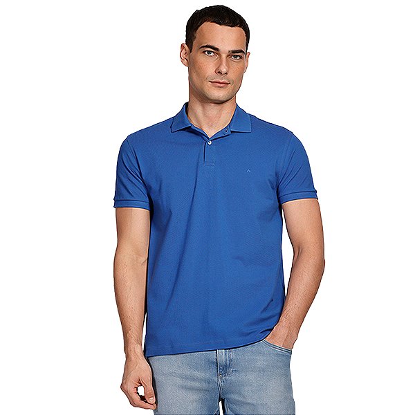 Camisa Polo Aramis Basic Piquet Ve25 Azul Royal Masculino