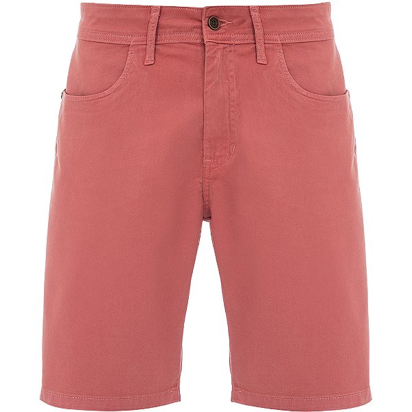 Bermuda Sarja Individual Concept In24 Vermelho Masculino