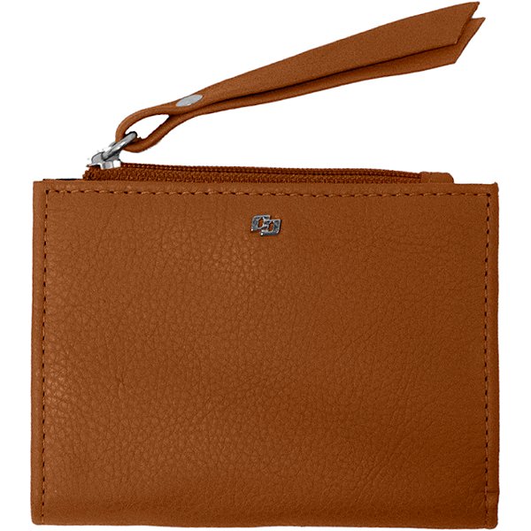 Carteira Couro Colcci Placa Duplo Pr25 Marrom Feminino