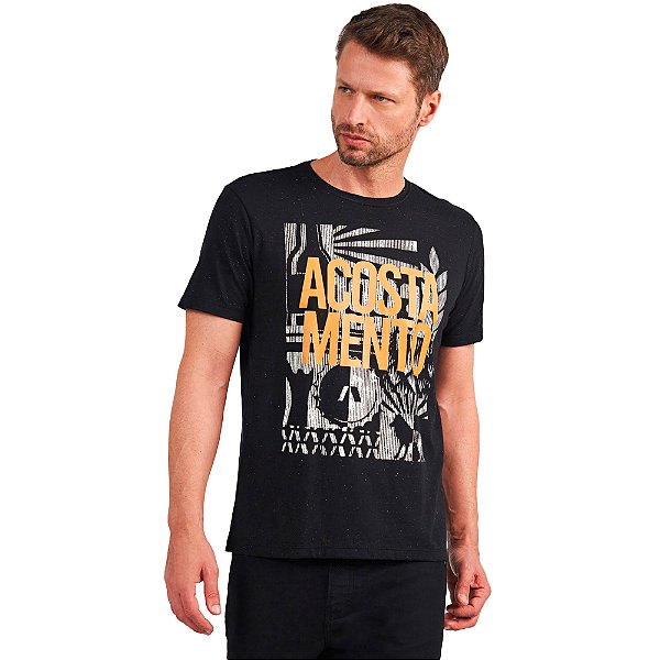 Camiseta Acostamento React In24 Preto Masculino
