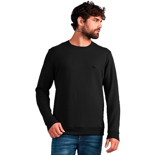 Moletom Acostamento Casual In24c Preto Masculino