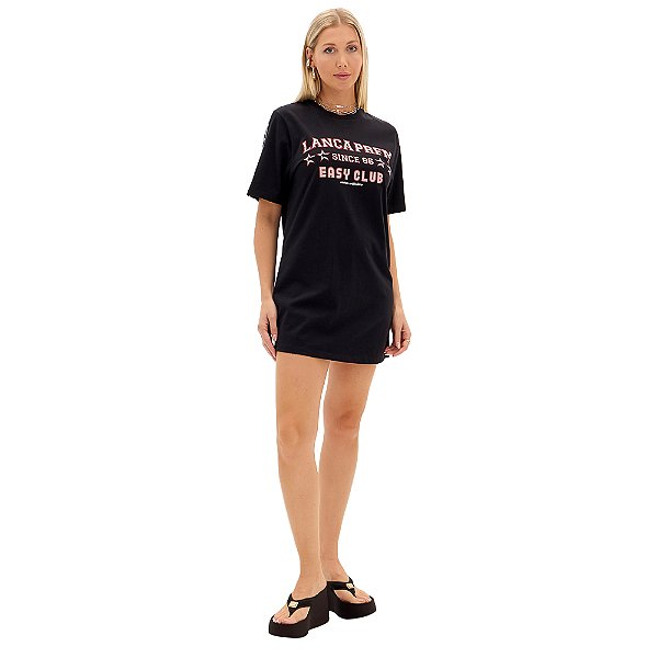 Vestido Easy Lança Perfume Easy Club Pr25 Preto Feminino