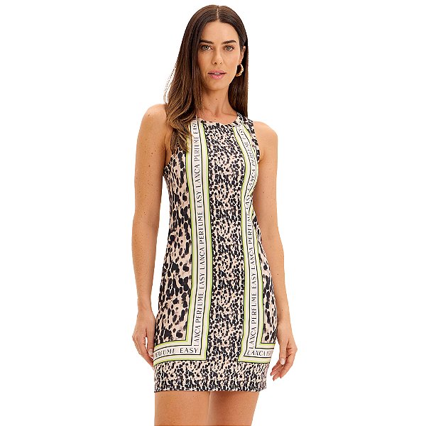 Vestido Curto Easy Lança Perfume Nadador Pr25 Bege Feminino