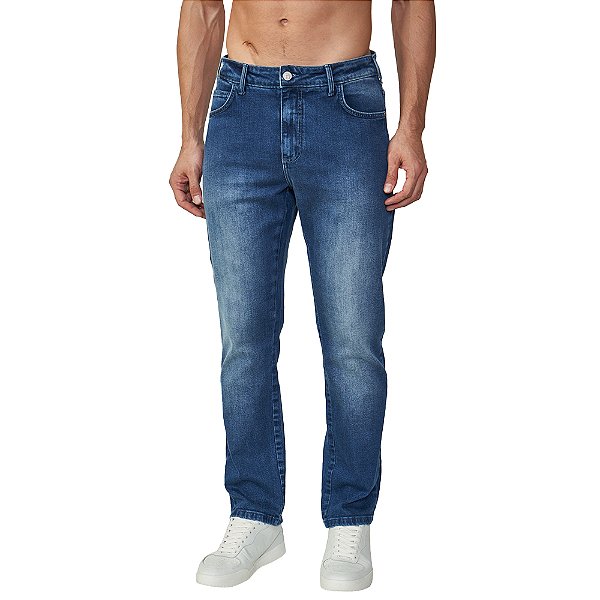 Calça Jeans Colcci Reta Pr25 Azul Indigo Masculino