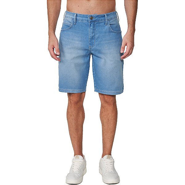 Bermuda Jeans Colcci Davi Pr25 Azul Indigo Masculino