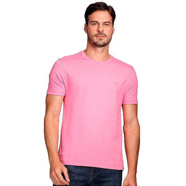 Camiseta Aramis Basic Ve25 Rosa Hibisco Masculino