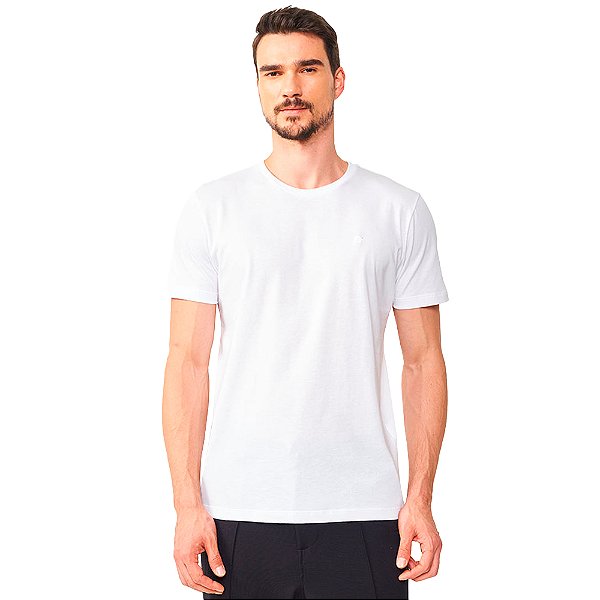 Camiseta Colcci Slim Pima Pr25 Branco Masculino