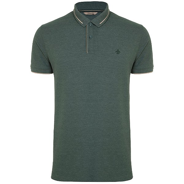 Camisa Polo Dudalina Live In24 Verde Masculino