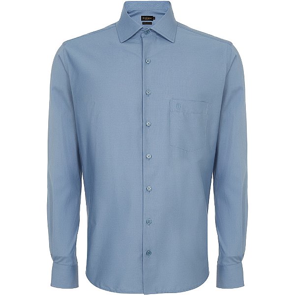 Camisa Individual Comfort Lisa In24 Azul Masculino